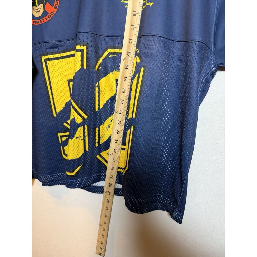 (X) Marvel / X-Men CVLA Collab Wolverine Mesh Football Jersey/Hockey - Picture 4 of 5